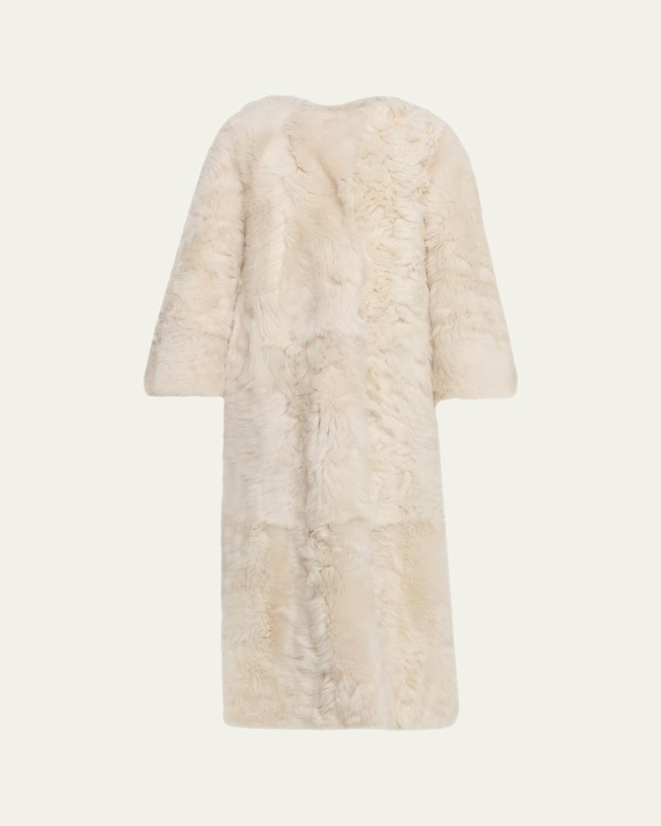 Long Toscana Lamb Shearling Coat